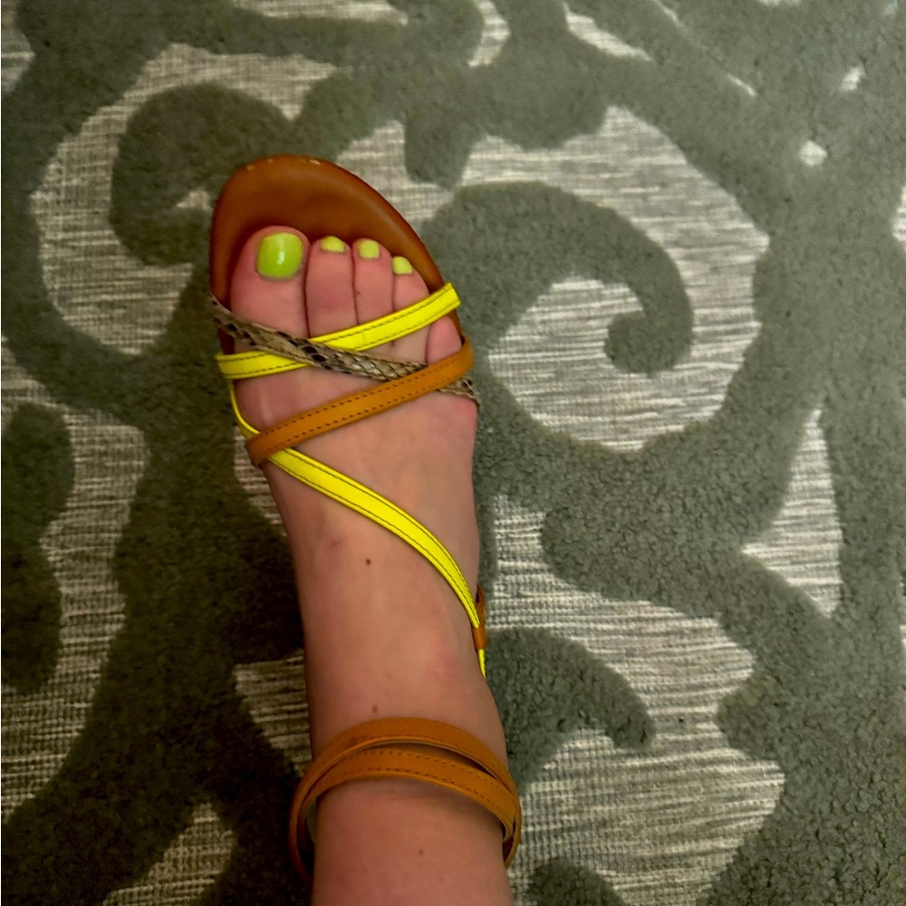 Chinese Laundry Strappy Flats Size 6.5 U.S.